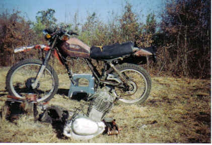Junky Honda Dirt Bike