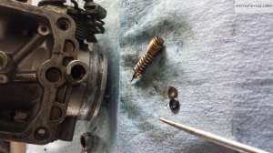 Harley Keihin Carb pilot mixture screw parts