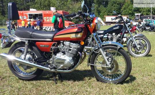 1973 TX500 @ rails roads motorcycle show