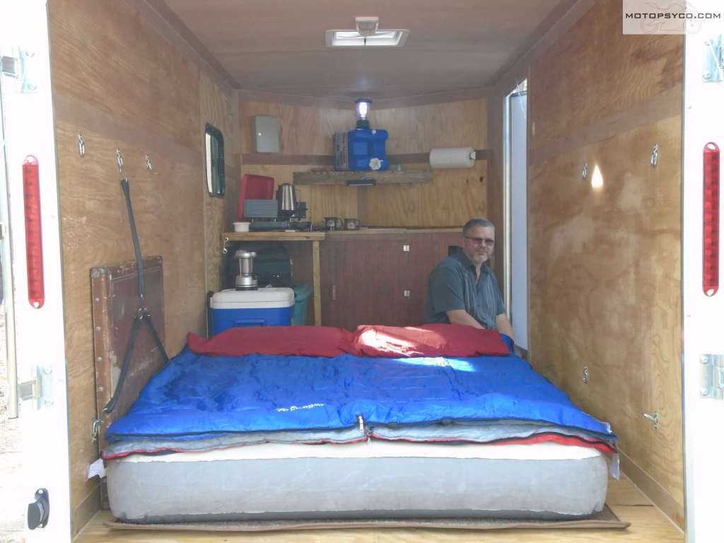 cargo camper cheap toy hauler interior