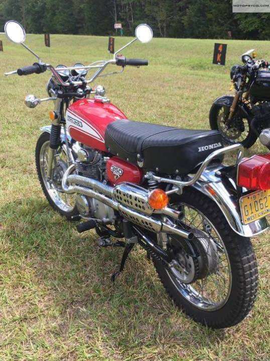 Honda CL350 At Rails & Roads Motorcycle Show