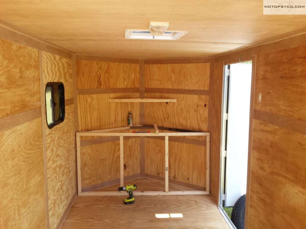Cargo Camper v nose shelving & cabinets