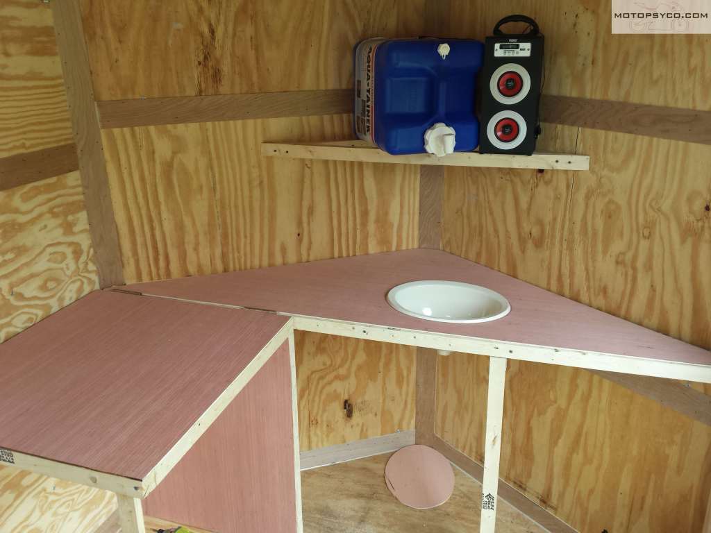 cargo camper folding table & sink