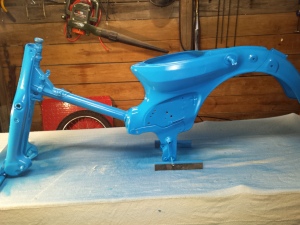 Ford blue engine paint